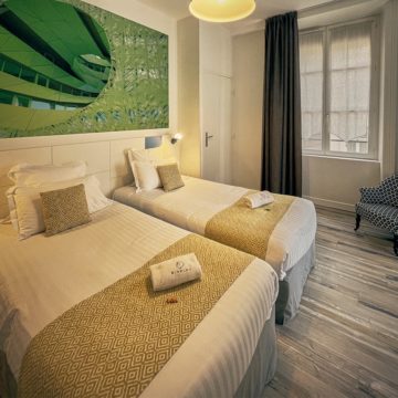 photo d'une chambre dans notre hôtel 3 étoiles à Lyon Le Simplon